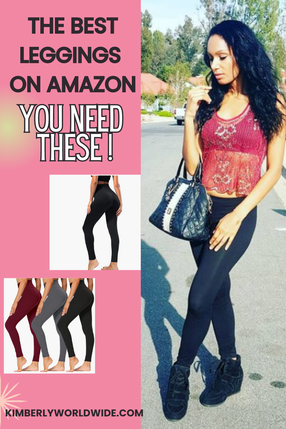 The Best Leggings on Amazon! | Kimberly Worldwide
